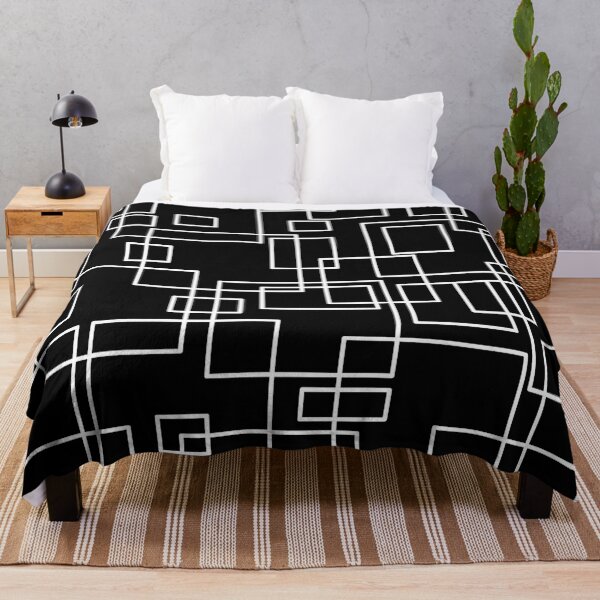 Item preview, Black and White square pattern designed and sold by Ludovic Geusa.