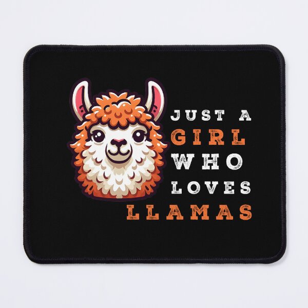 Item preview, Just A Girl Who Loves Llamas designed and sold by Suukunna.