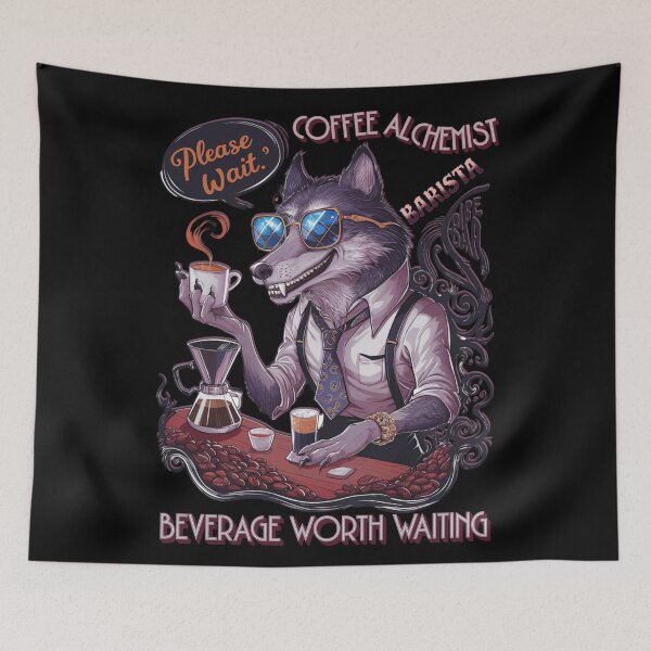 Item preview, PLEASE WAIT BARISTA COFFEE ARCHEMIST designed and sold by justyna-s28.
