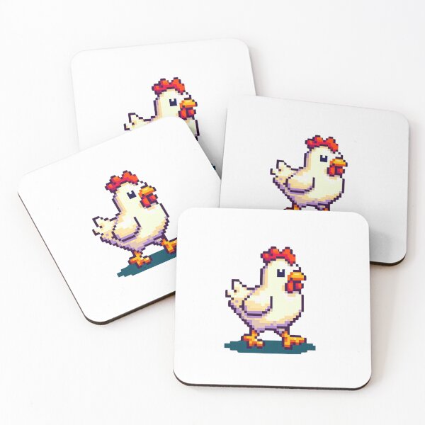 Artikelvorschau, Stardew Valley Pixel Art Kawaii Huhn entworfen und verkauft von sergiochungo.