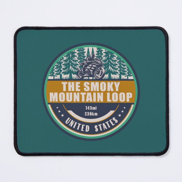 Item preview, The Smoky Mountain Loop US Motorcycling Design designed and sold by CynthiaGraphics.
