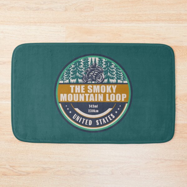 Item preview, The Smoky Mountain Loop US Motorcycling Design designed and sold by CynthiaGraphics.