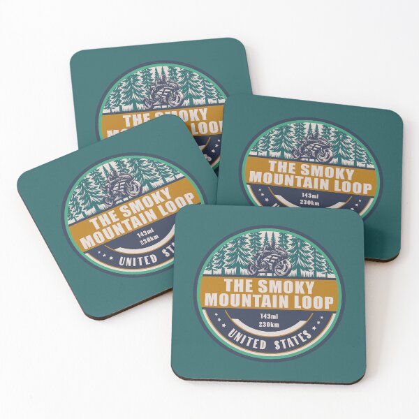 Item preview, The Smoky Mountain Loop US Motorcycling Design designed and sold by CynthiaGraphics.