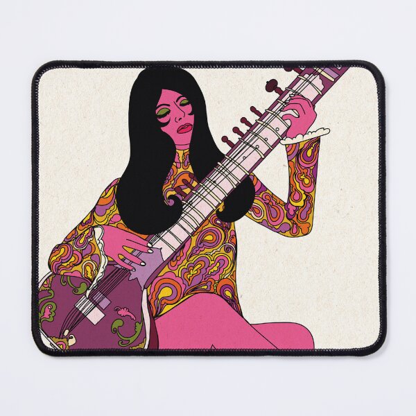 Item preview, SITAR GIRL designed and sold by goldendazeart.