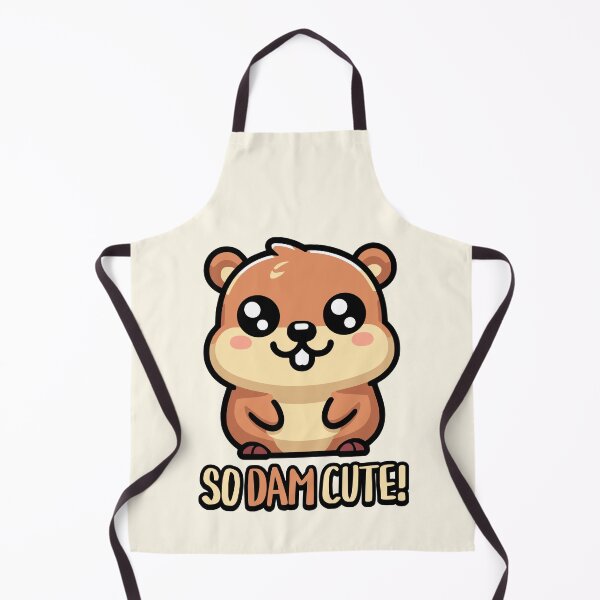 Item preview, So Dam Cute! Cute Beaver Pun designed and sold by PMCreative.
