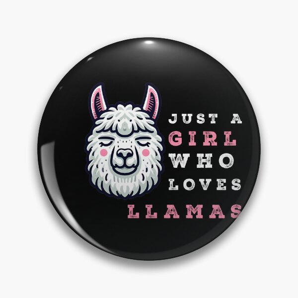 Item preview, Just A Girl Who Loves Llamas designed and sold by Suukunna.