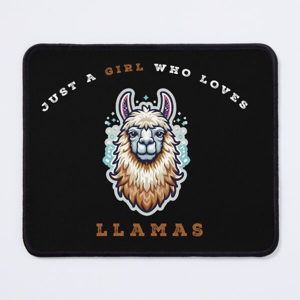 Item preview, Just A Girl Who Loves Llamas designed and sold by Suukunna.