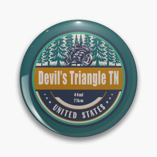 Item preview, Devils Triangle TN US Motorcycling Design designed and sold by CynthiaGraphics.