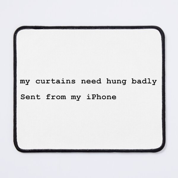 Item preview, Curtains need hanging hung. designed and sold by OneMoreWord.