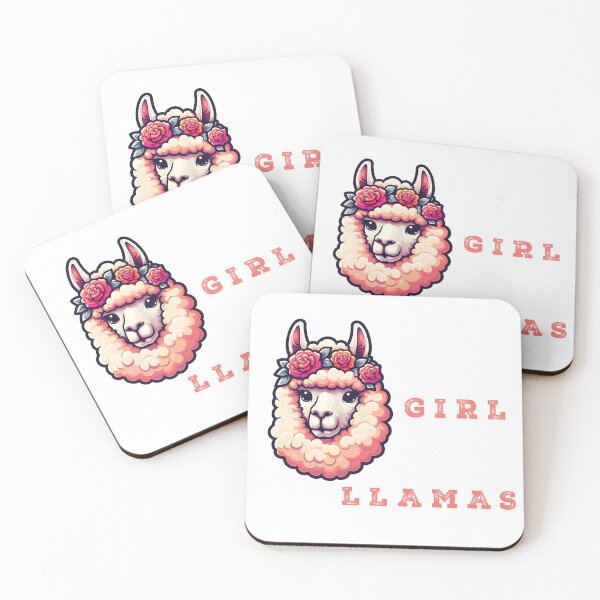 Item preview, Just A Girl Who Loves Llamas designed and sold by Suukunna.