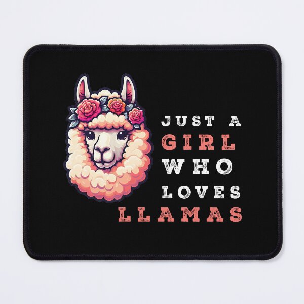 Item preview, Just A Girl Who Loves Llamas designed and sold by Suukunna.