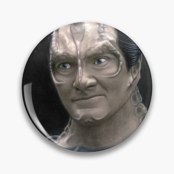 Item preview, Sci Fi Mirror Murder Lizard Painted Portrait designed and sold by orionlodubyal.