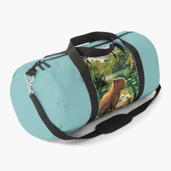 Item preview, Pantanal Brazil Capybara Travel Art Vintage designed and sold by KrisSidDesigns.