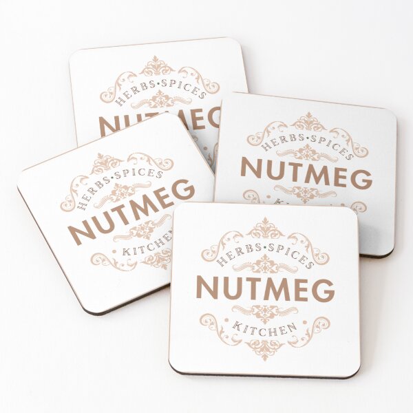 Item preview, [Kitchen Label] "Nutmeg" sticker designed and sold by rjflowers.
