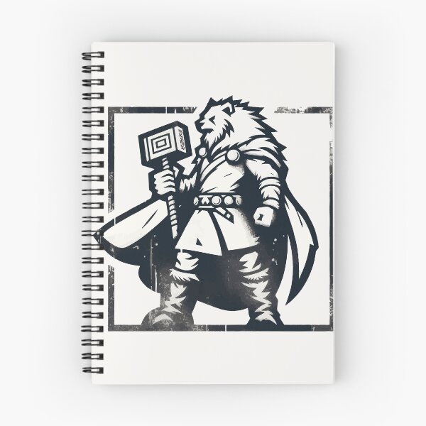 Item preview, Vintage Outline Bear Berserker Viking Warrior designed and sold by TomFrontierArt.