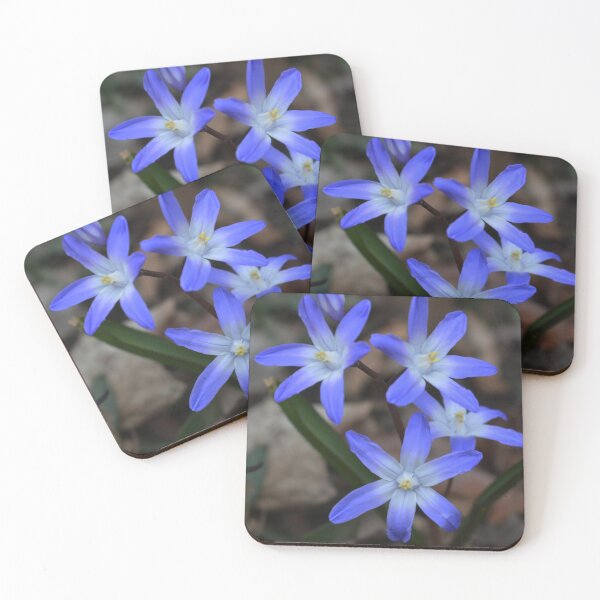 Item preview, Pastel Blue-Purple Flowers Photography designed and sold by ThePhotograph03.