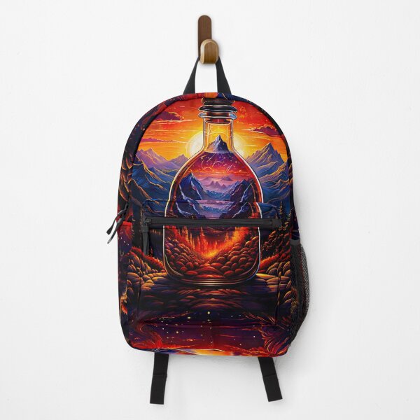 Item preview, The sunset in the mountains through the glass. designed and sold by PixelCraftDSG.