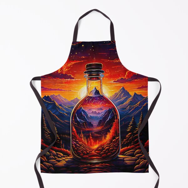 Item preview, The sunset in the mountains through the glass. designed and sold by PixelCraftDSG.