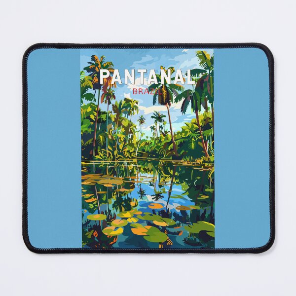 Item preview, Pantanal Brazil Travel Art Vintage designed and sold by KrisSidDesigns.