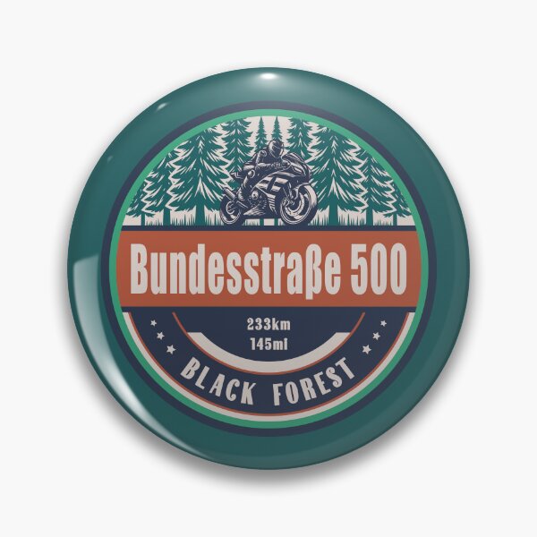 Artikelvorschau, Schwarzwald Bundesstraße B500 Deutschland Motorrad Design entworfen und verkauft von CynthiaGraphics.
