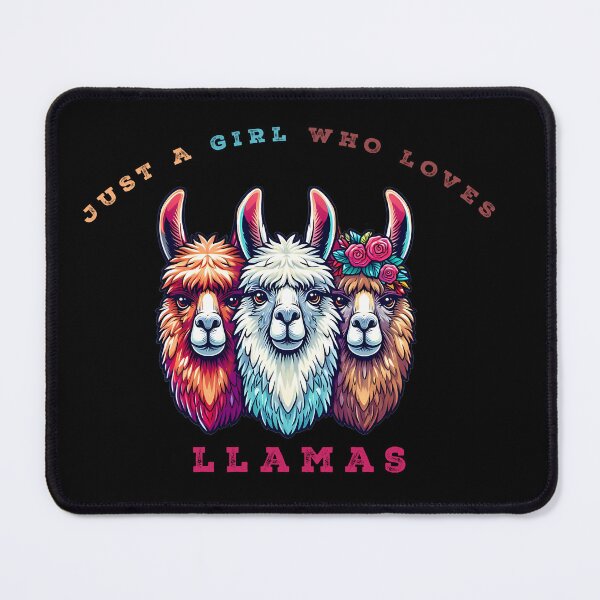 Item preview, Just A Girl Who Loves Llamas designed and sold by Suukunna.