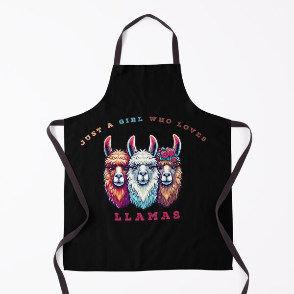 Item preview, Just A Girl Who Loves Llamas designed and sold by Suukunna.