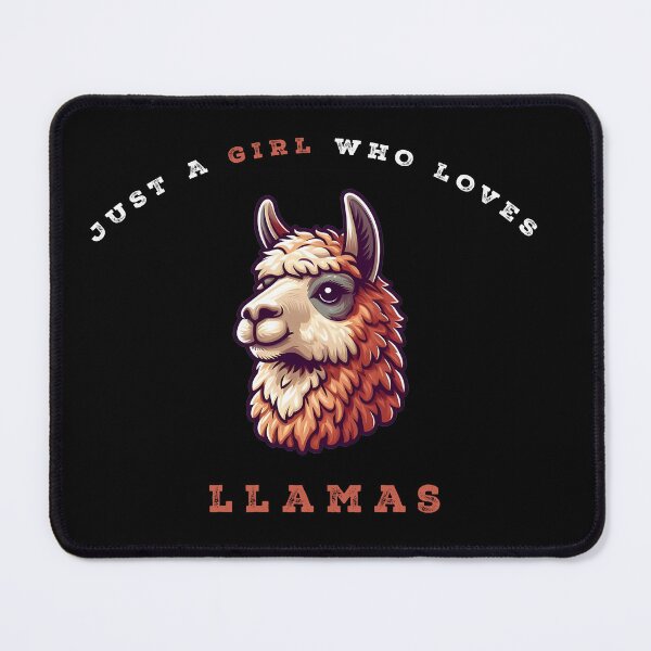 Item preview, Just A Girl Who Loves Llamas designed and sold by Suukunna.