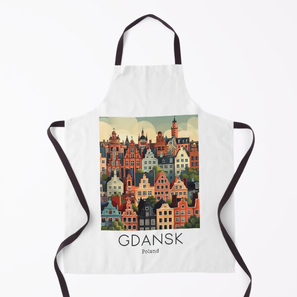 Item preview, A Vintage Travel Illustration of Gdansk - Poland designed and sold by GoodOldVintage.