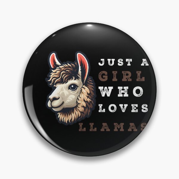 Item preview, Just A Girl Who Loves Llamas designed and sold by Suukunna.