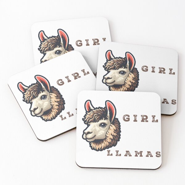 Item preview, Just A Girl Who Loves Llamas designed and sold by Suukunna.