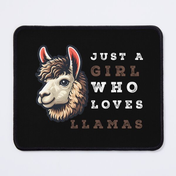 Item preview, Just A Girl Who Loves Llamas designed and sold by Suukunna.