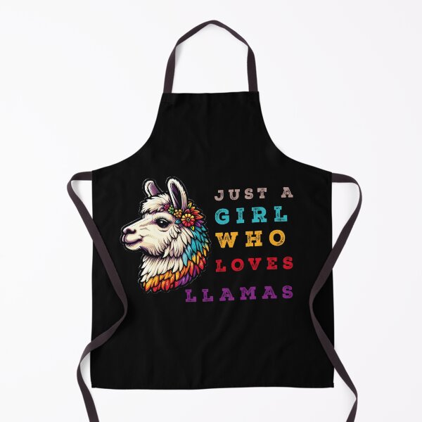 Item preview, Just A Girl Who Loves Llamas designed and sold by Suukunna.