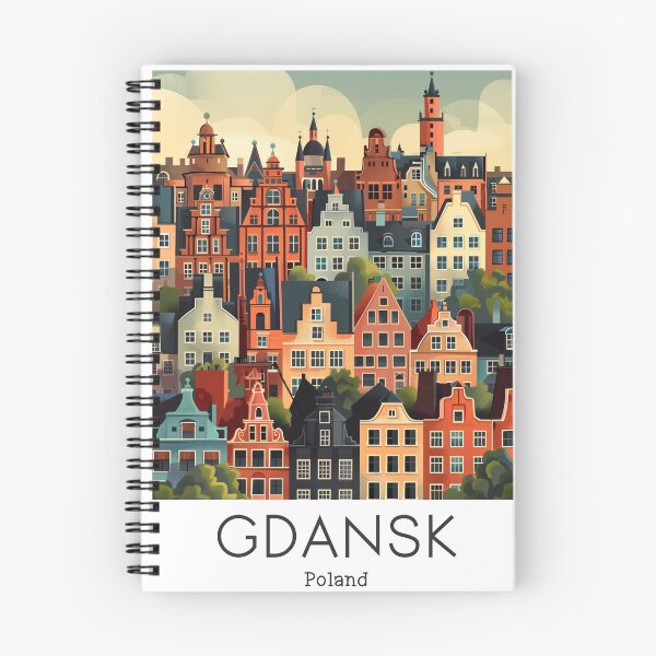 Item preview, A Vintage Travel Illustration of Gdansk - Poland designed and sold by GoodOldVintage.