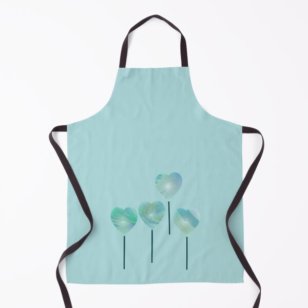 Item preview, Lollipop Hearts in Coastal Blues Colors designed and sold by Beachy.