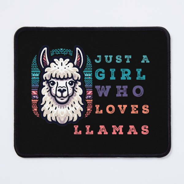 Item preview, Just A Girl Who Loves Llamas designed and sold by Suukunna.
