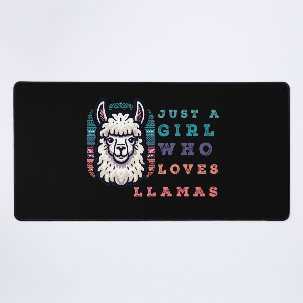 Item preview, Just A Girl Who Loves Llamas designed and sold by Suukunna.