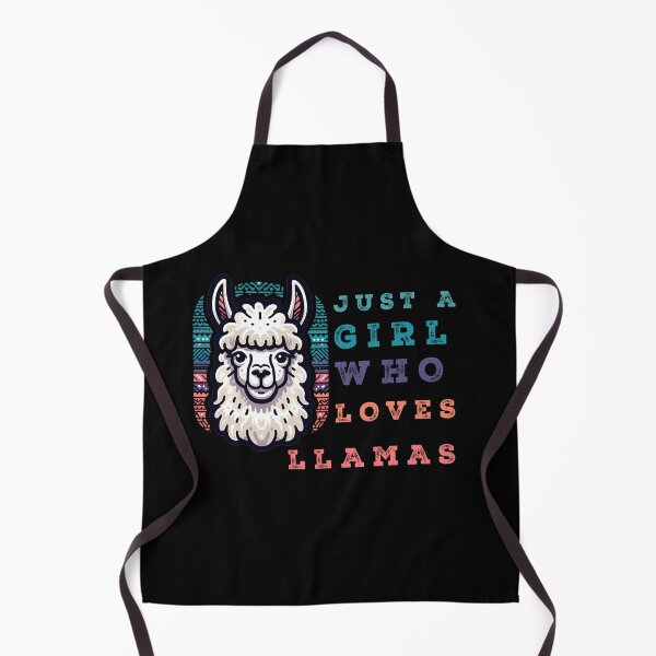 Item preview, Just A Girl Who Loves Llamas designed and sold by Suukunna.