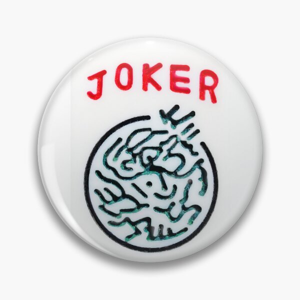 Item preview, MahJong game symbol Joker tile designed and sold by Zina Stromberg.