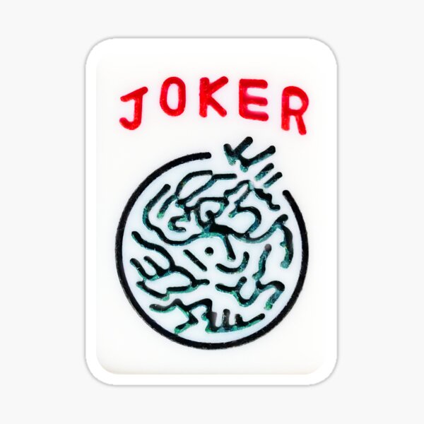 Vista previa del artículo con la obra «Símbolo del juego MahJong comodín», diseñado y vendido por Zina Stromberg.