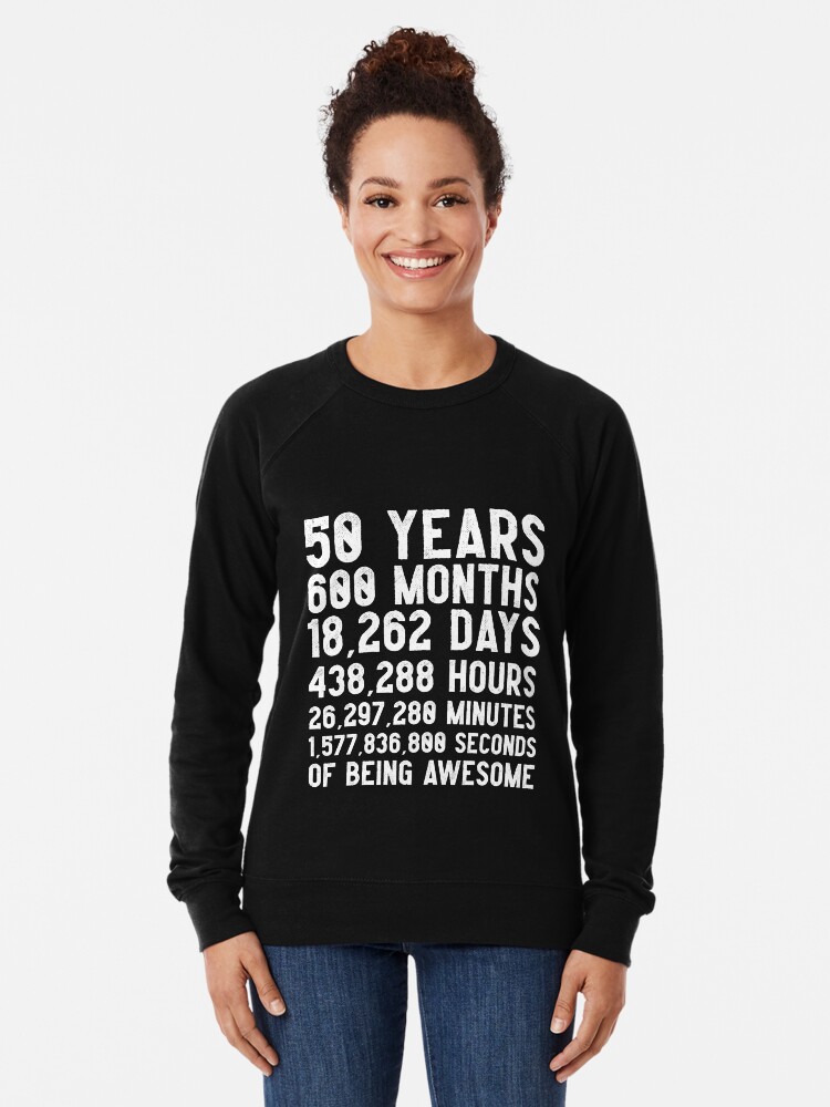 50th Birthday Countdown T Shirt Funny Gift Birthday Gift 50 Year