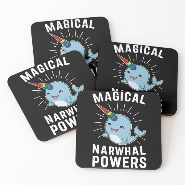Item preview, Magical Narwhal Powers designed and sold by Quirky Shirts.