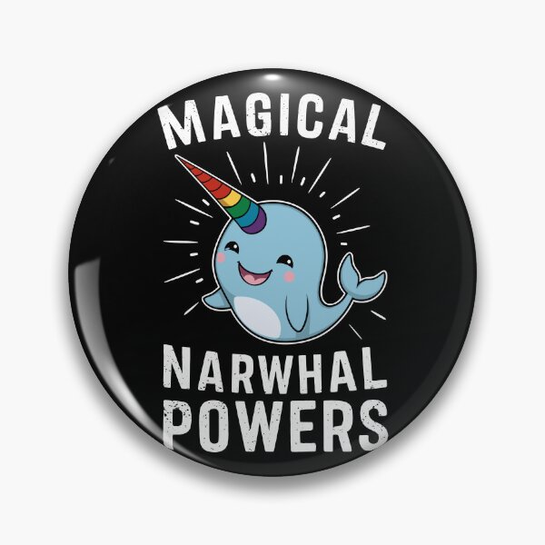 Item preview, Magical Narwhal Powers designed and sold by Quirky Shirts.