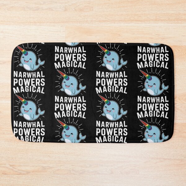 Item preview, Magical Narwhal Powers designed and sold by Quirky Shirts.