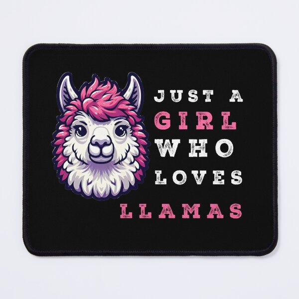 Item preview, Just A Girl Who Loves Llamas designed and sold by Suukunna.