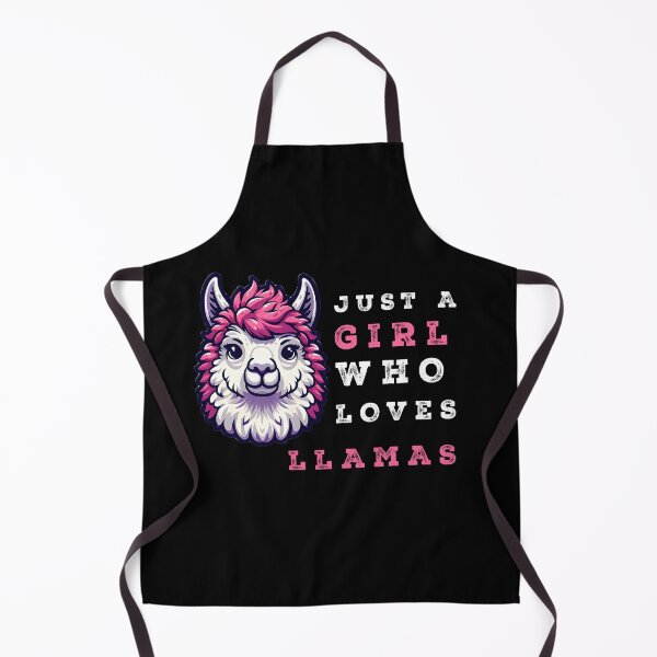Item preview, Just A Girl Who Loves Llamas designed and sold by Suukunna.