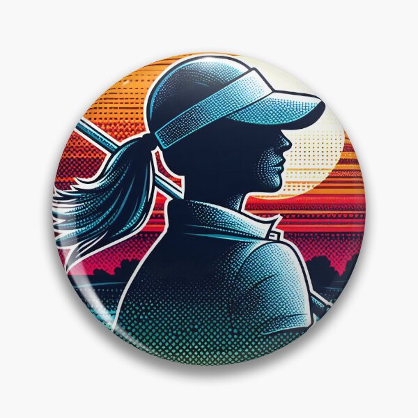 Item preview, Silhouette of Elegance Woman’s Golfing Moment designed and sold by SportsT-Shirts.