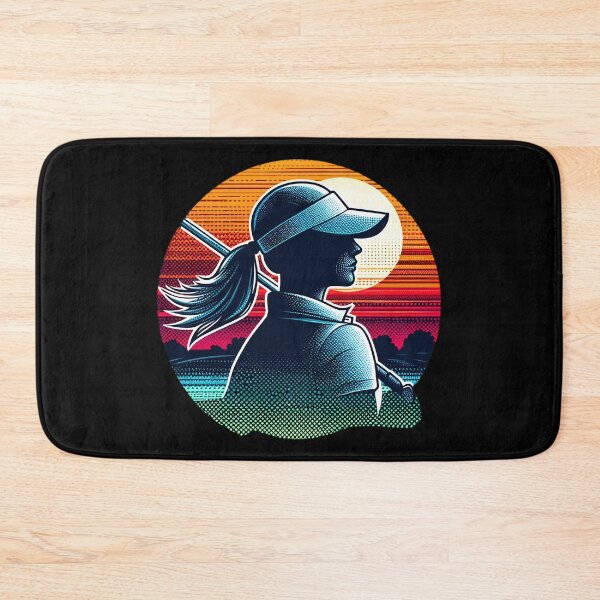 Item preview, Silhouette of Elegance Woman’s Golfing Moment designed and sold by SportsT-Shirts.