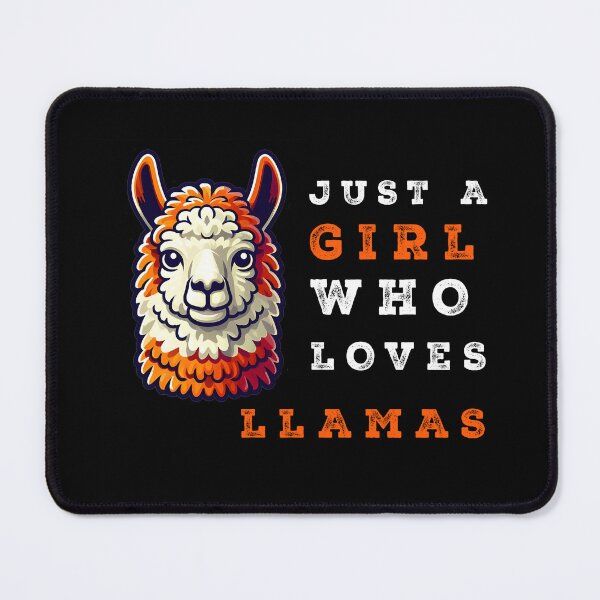 Item preview, Just A Girl Who Loves Llamas designed and sold by Suukunna.