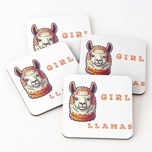 Item preview, Just A Girl Who Loves Llamas designed and sold by Suukunna.