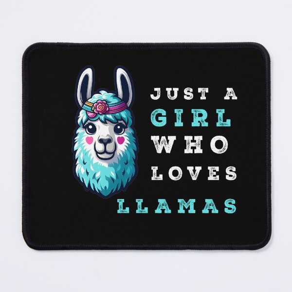 Item preview, Just A Girl Who Loves Llamas designed and sold by Suukunna.